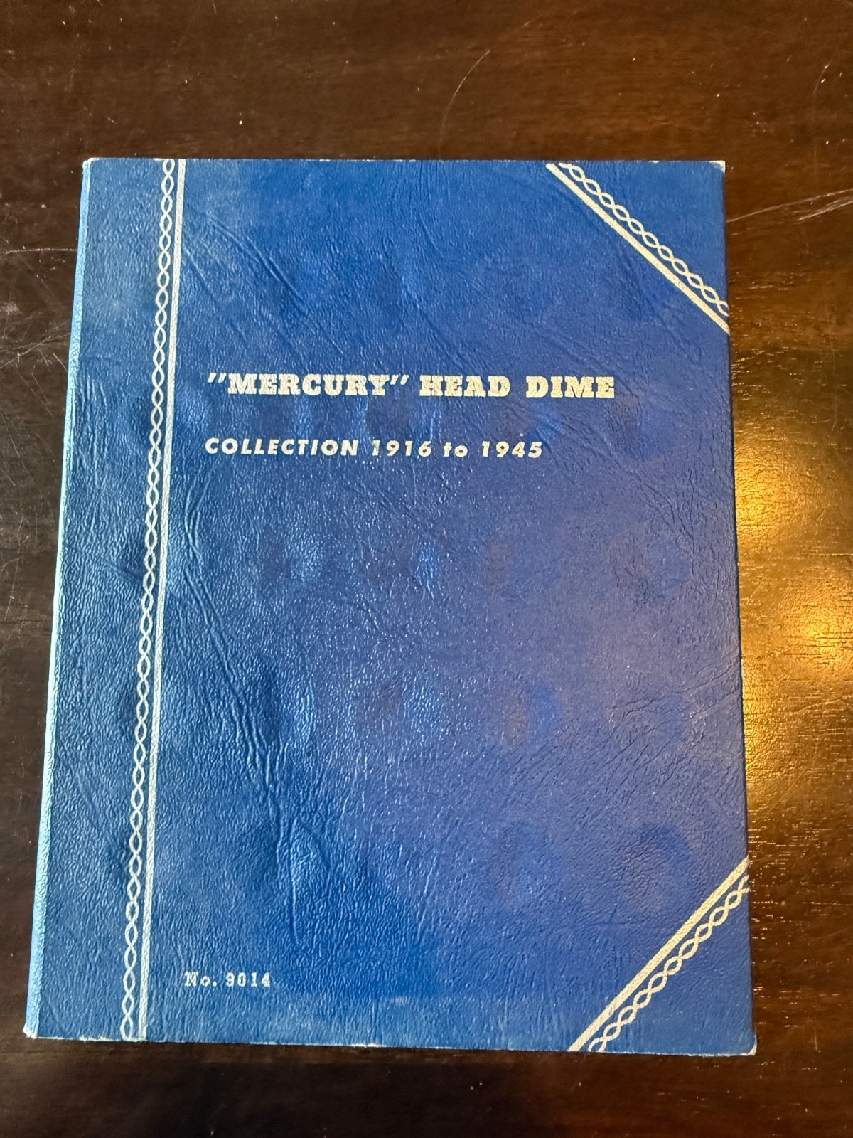 VINTAGE MERCURY DIME WW2 coin collection in book FREE SHIPPING estate sale find