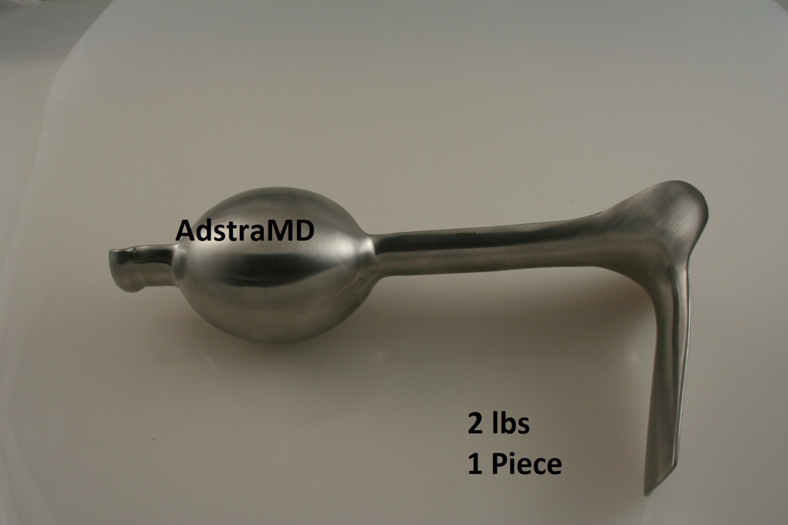 Auvard Weighted Vaginal Speculum 2 lbs (910 g) Slightly Angled 80 Degrees