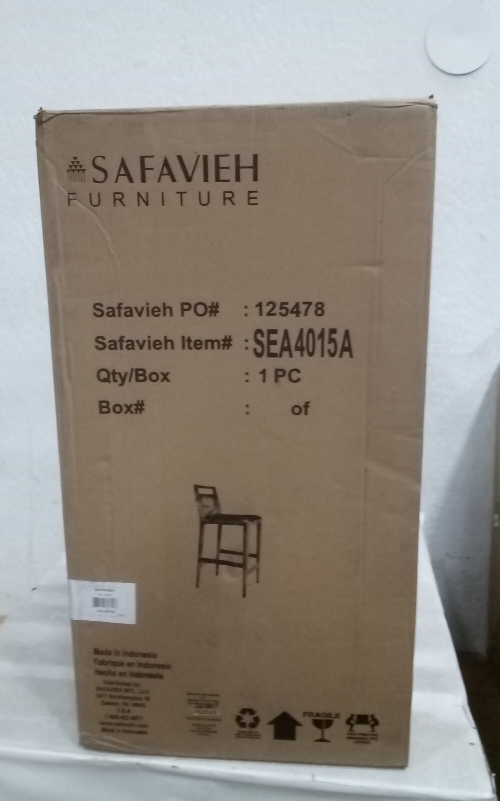 Safavieh Darin Bar Stool, Reduced Price 2172727039 SEA4015A