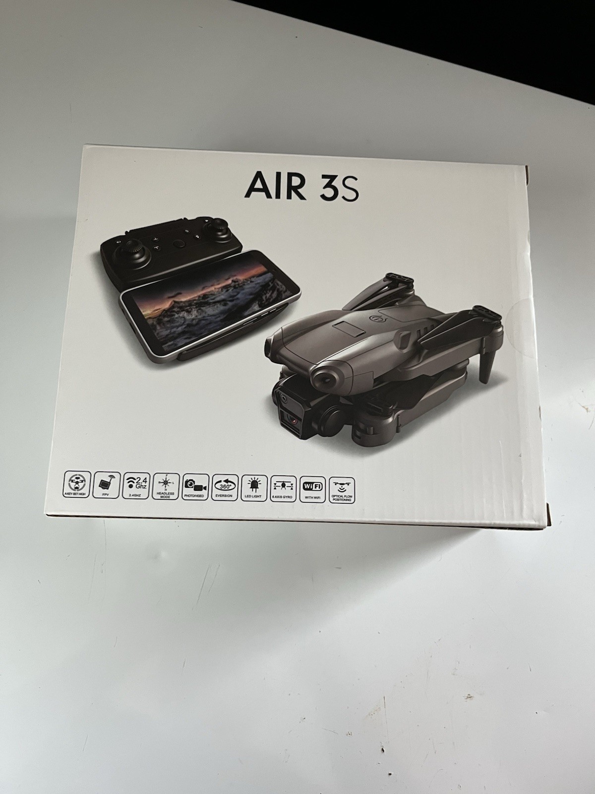 AIR 3S" Foldable Camera Drone • Generic Quadcopter with WiFi FPV HD Dual Camera