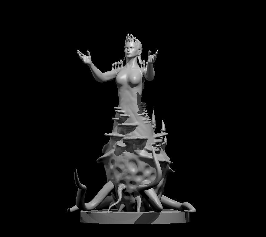 Fungal Queen Fungus Monster Manual 28mm Scale DND D&D Tabletop Miniature