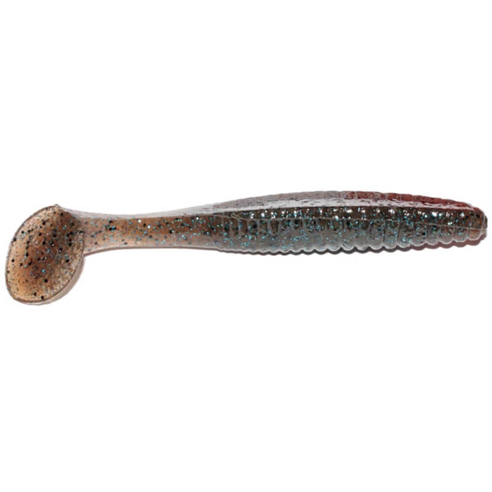 Original Fish #142 LG Pumpkin Bbf Parsic Rubber Bait Hideup