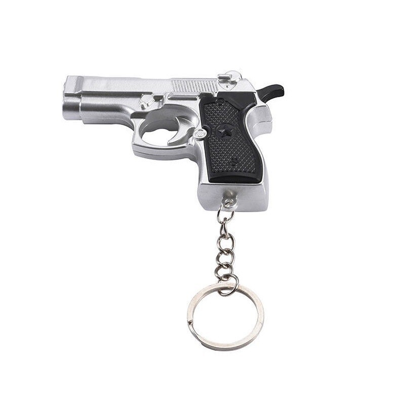 * 2023 Beretta M92 Mini Gun Laser Pointer, LED Flashlight Keychain - Cat *
