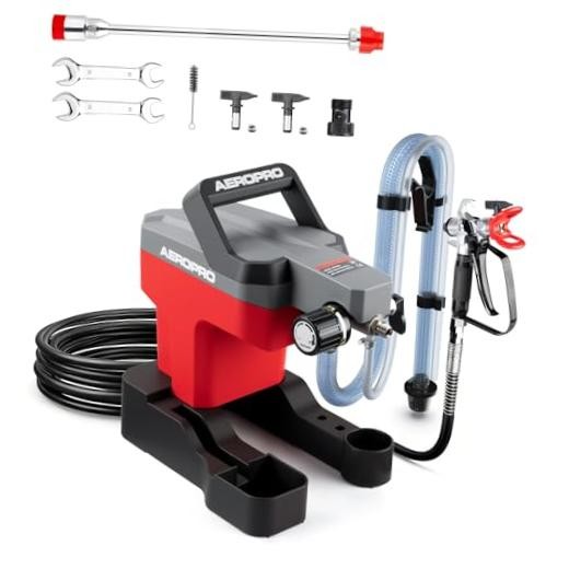 Tools 750W Airless Paint Sprayer for House Painting, 3000PSI High Pressure,