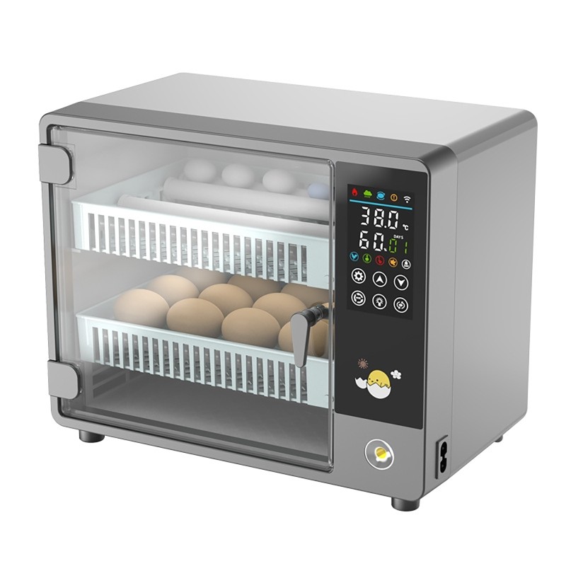 24 Eggs Incubator Temperature Control Automatic Digital Chicken Egg Hatcher 50W