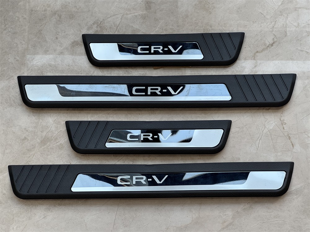 For Honda CR-V Car Accessories Door Sill Strip Protector Scuff Plate 2017-2026