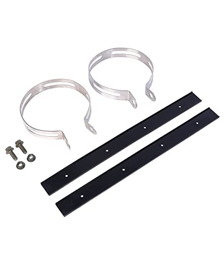 2 Piece Universal Motorcycle Exhaust Bracket Clip Hardware Inner 4.5"- 2 PCS