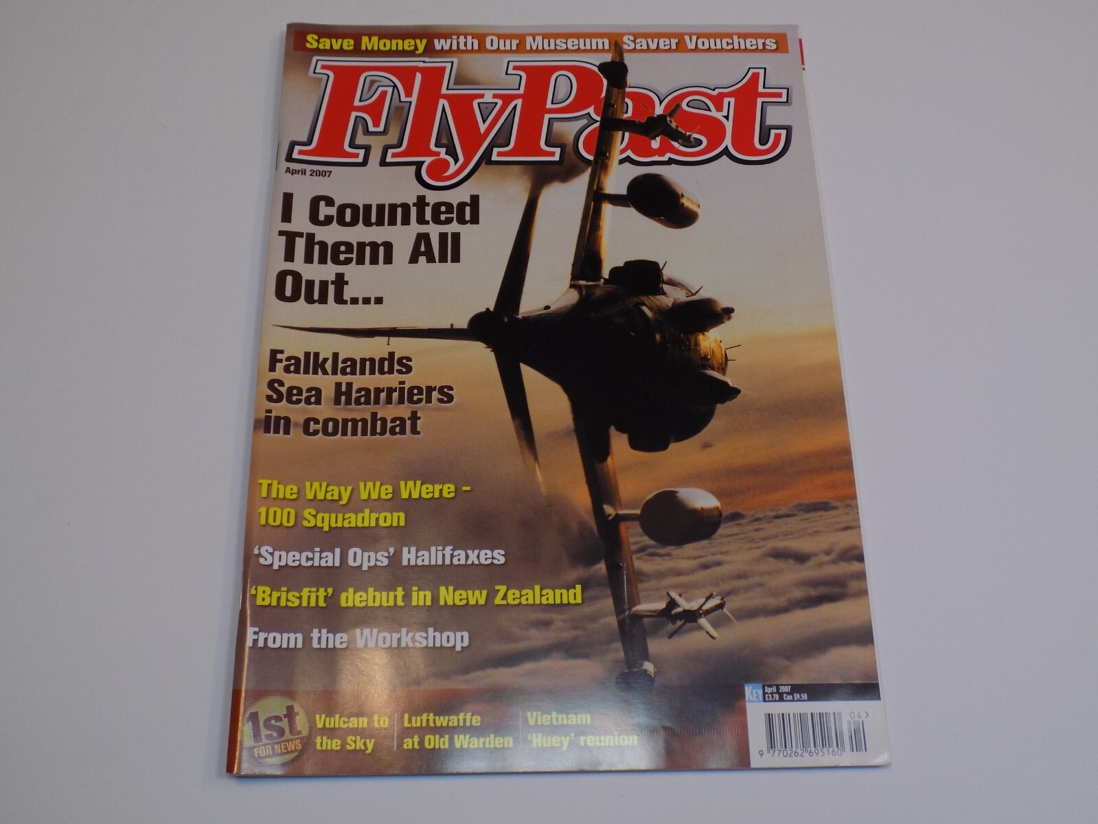 Fly Past Magazine Apr 2007 Falklands Sea Harriers Brisfit New Zealand Halfaxes
