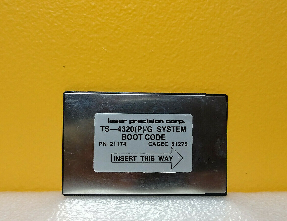 Laser Precision Corp. TS-4320(P)G, (21174), System Boot Code Module, Tested!