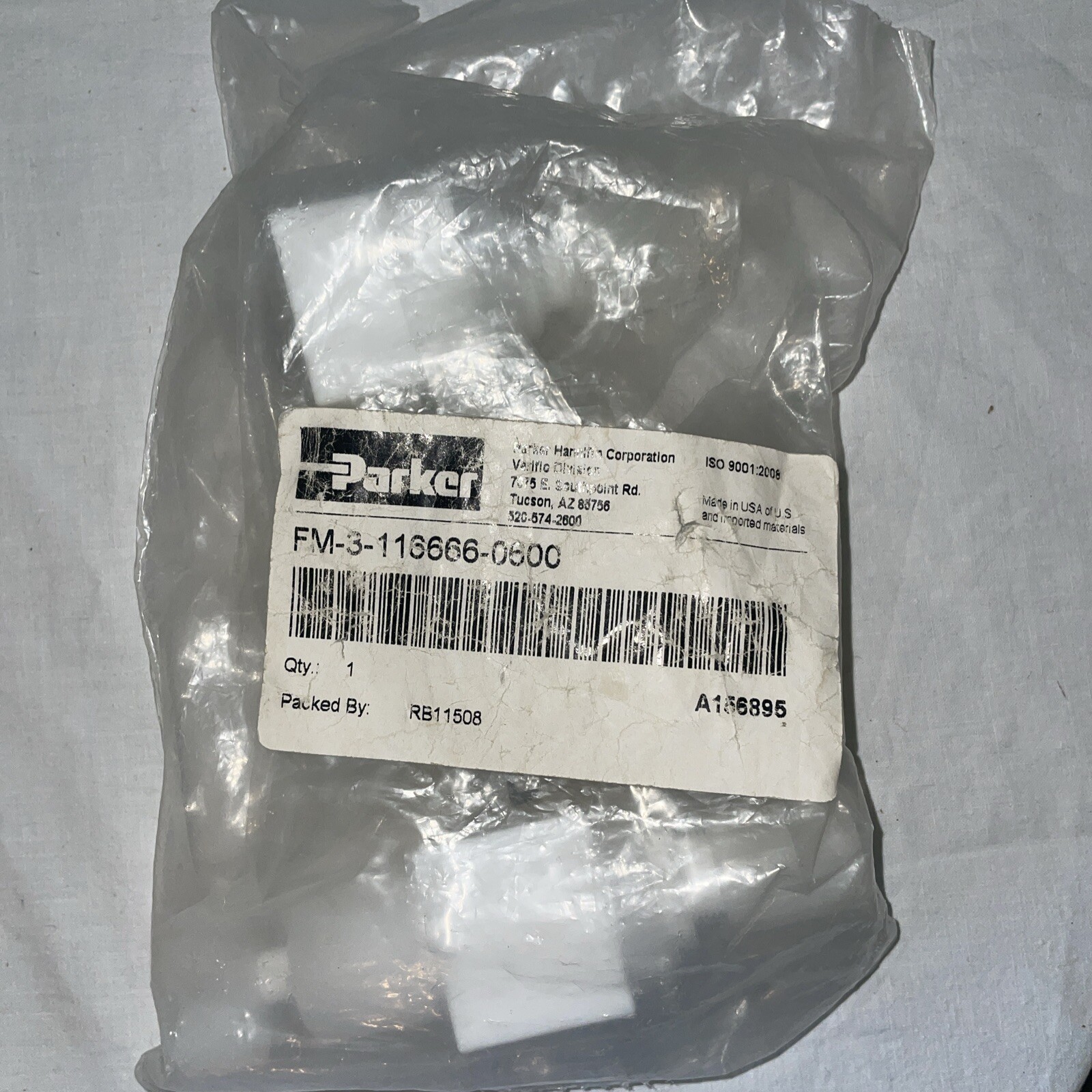 Parker FM-3-116666-0600 Flowmeter NEW!!