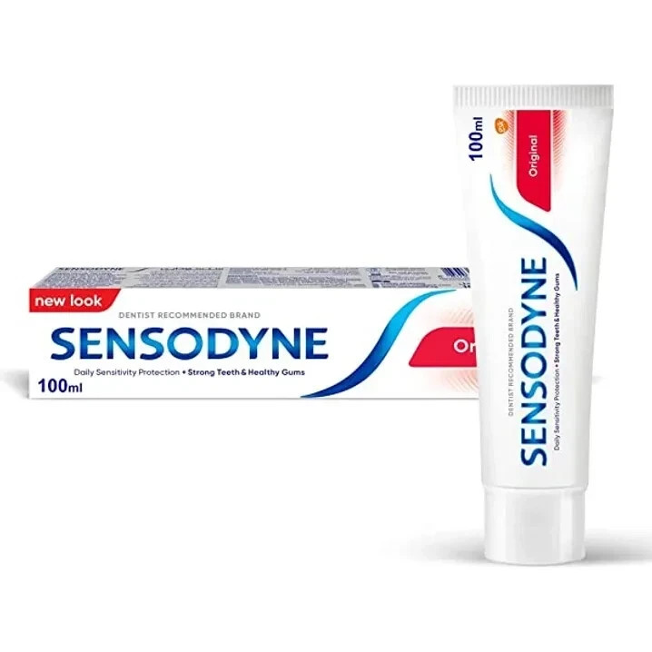 Sensodyne Original Toothpaste Sensitivity relief deep cleansing(5 Packs X 100ml)