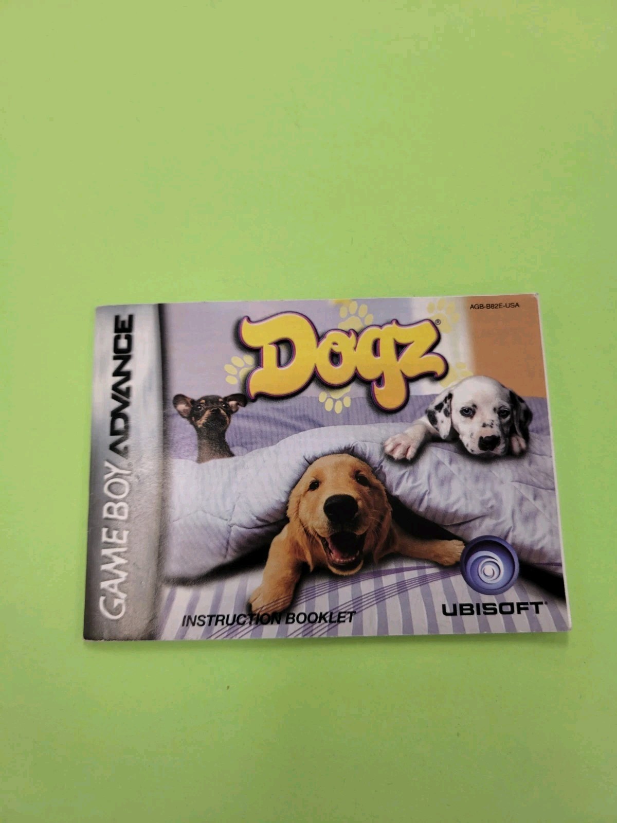 Dogz Instruction Booklet ONLY (Game Boy Advance, GBA) Original