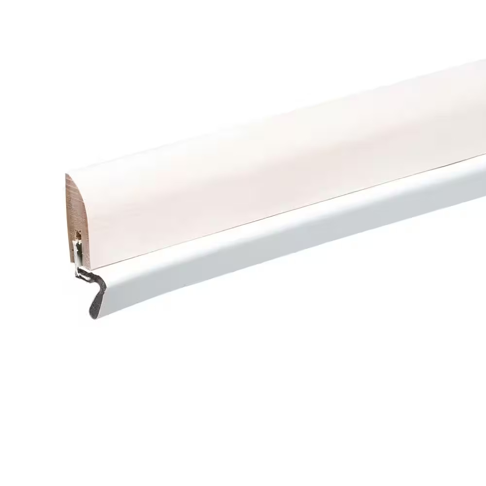 2 In. X 17 Ft. White Primed Wood and White Thermo Plastic Door Set
