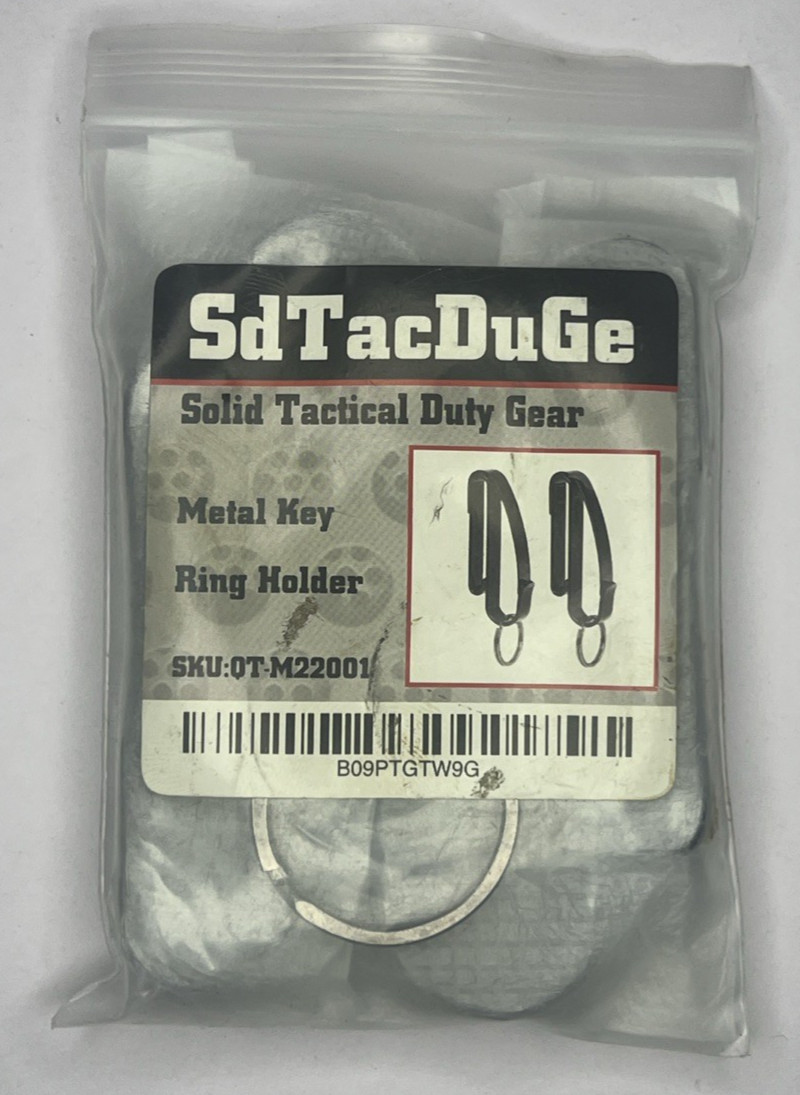 SdTacDuGe Metal Key Ring Holder ,Tactical Key Holder 2pk