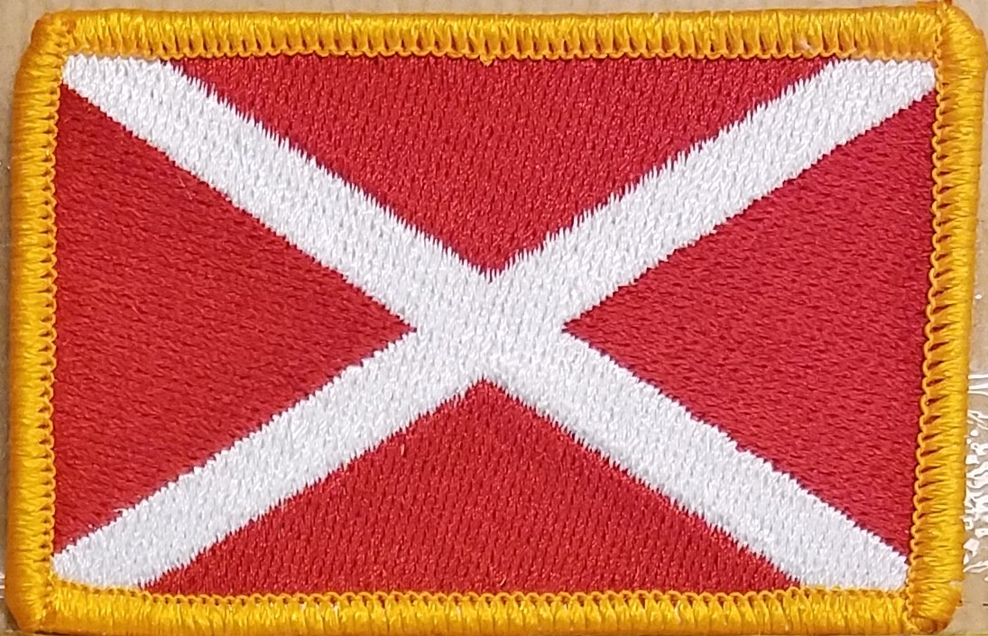 City Of Żabbar Flag Iron-On Patch Morale Tactical Emblem  Version #2