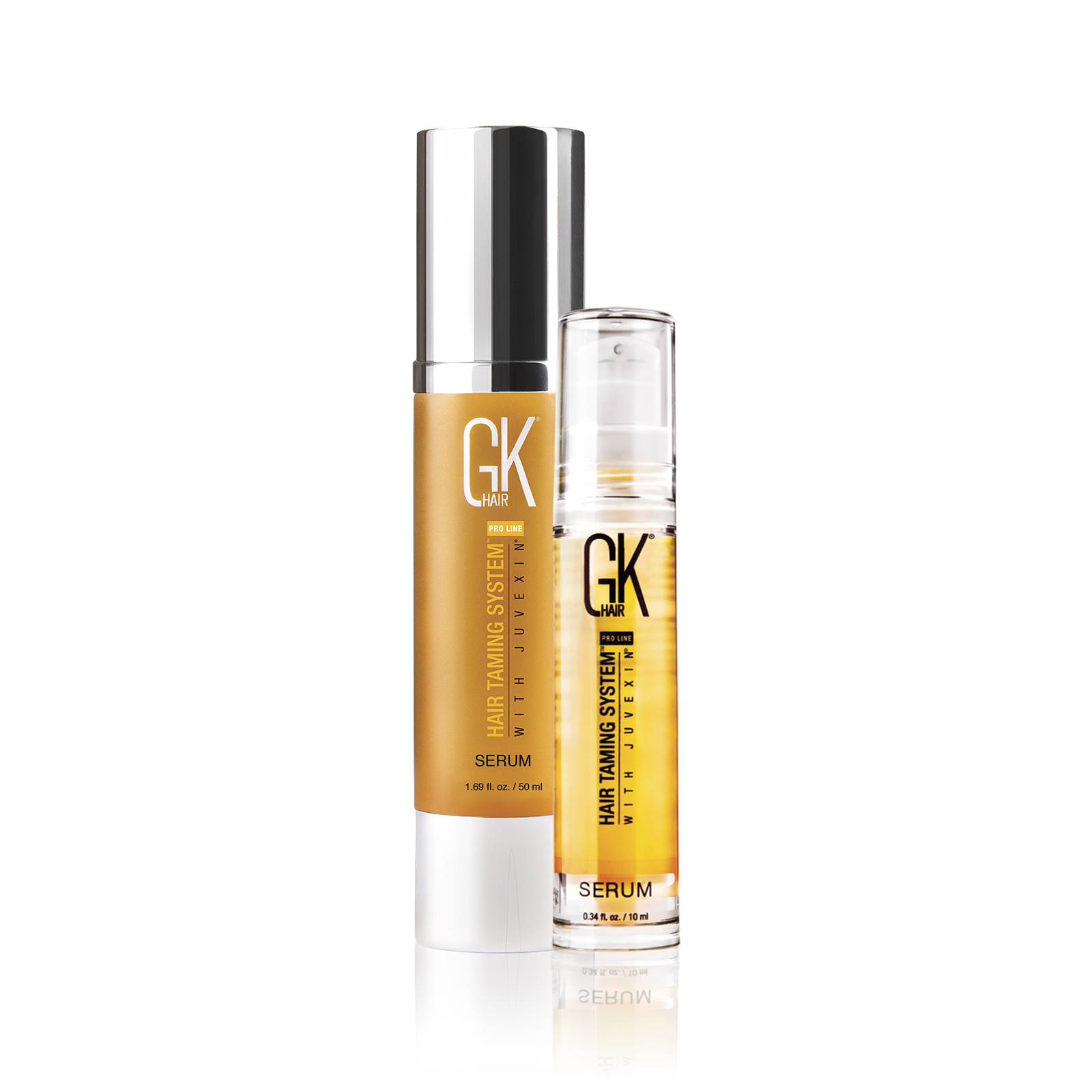 GK HAIR Anti Frizz Argan Oil Serum 50ml With 10ml Pack of 2 for Dry Damage Hair