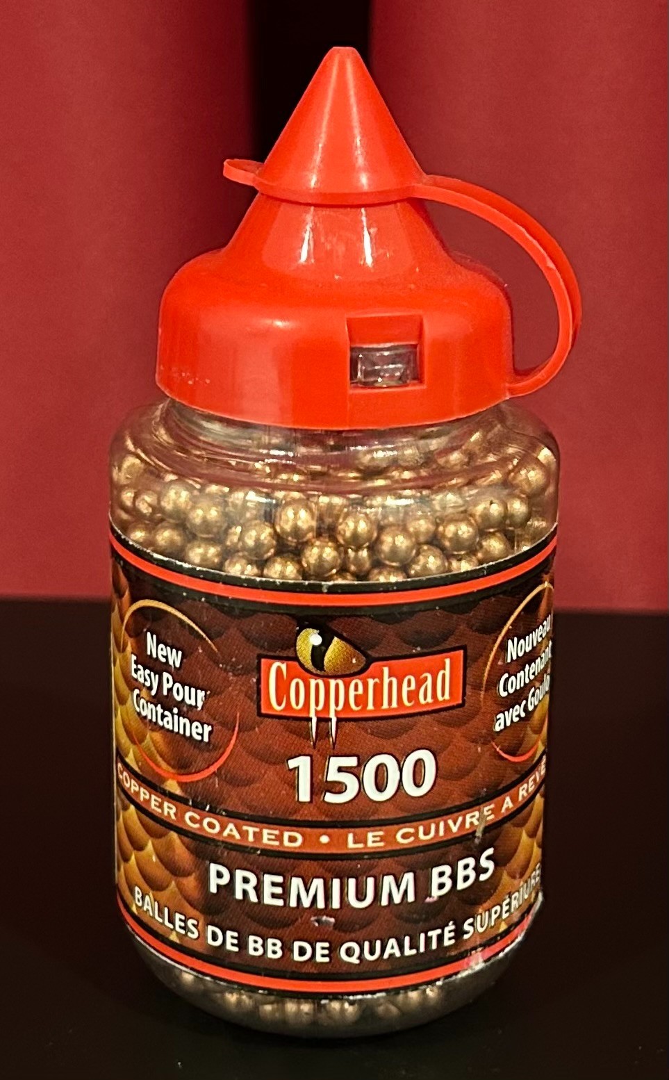 Crosman Copperhead 4.5Mm Copper-coated Bbs (1500-Count)