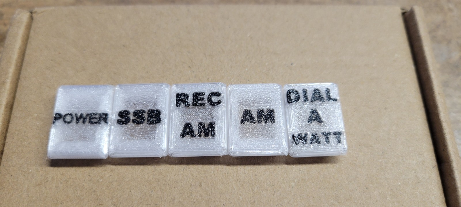 Texas Star Linear Amplifier Replacement White Out Lenses for Switches