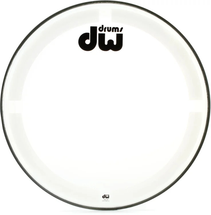 DW Coated/Clear Bass Drumhead - 22"