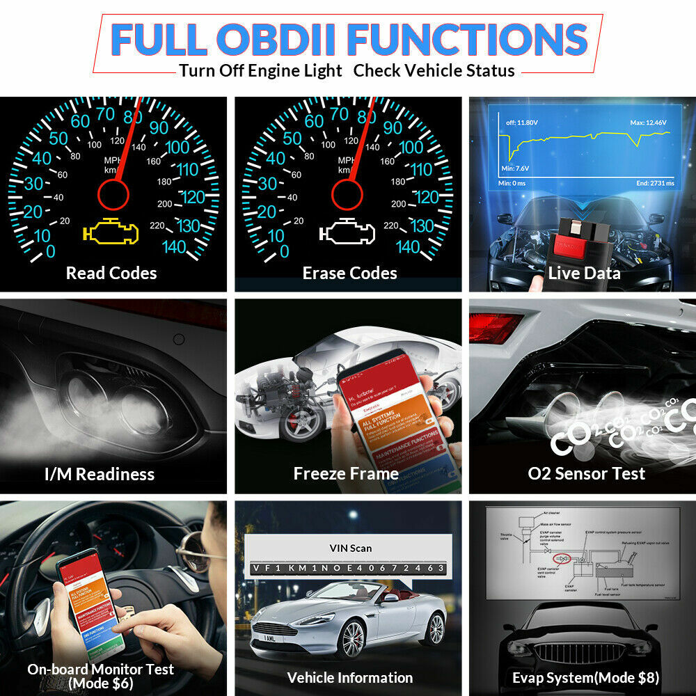 THINKDIAG Old Boot OBD2 Scanner Bidirectional Car Diagnostic Tool ECU KEY Coding
