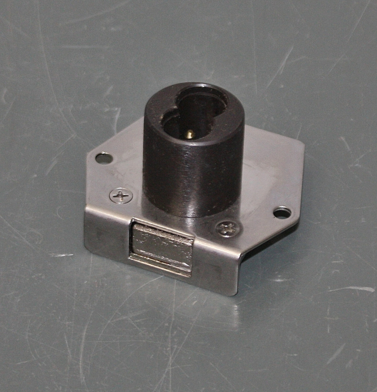 PARTIAL - Dormakaba Cabinet Dead Bolt Lock 5L7RD2613, for 1" Thickness, Brass