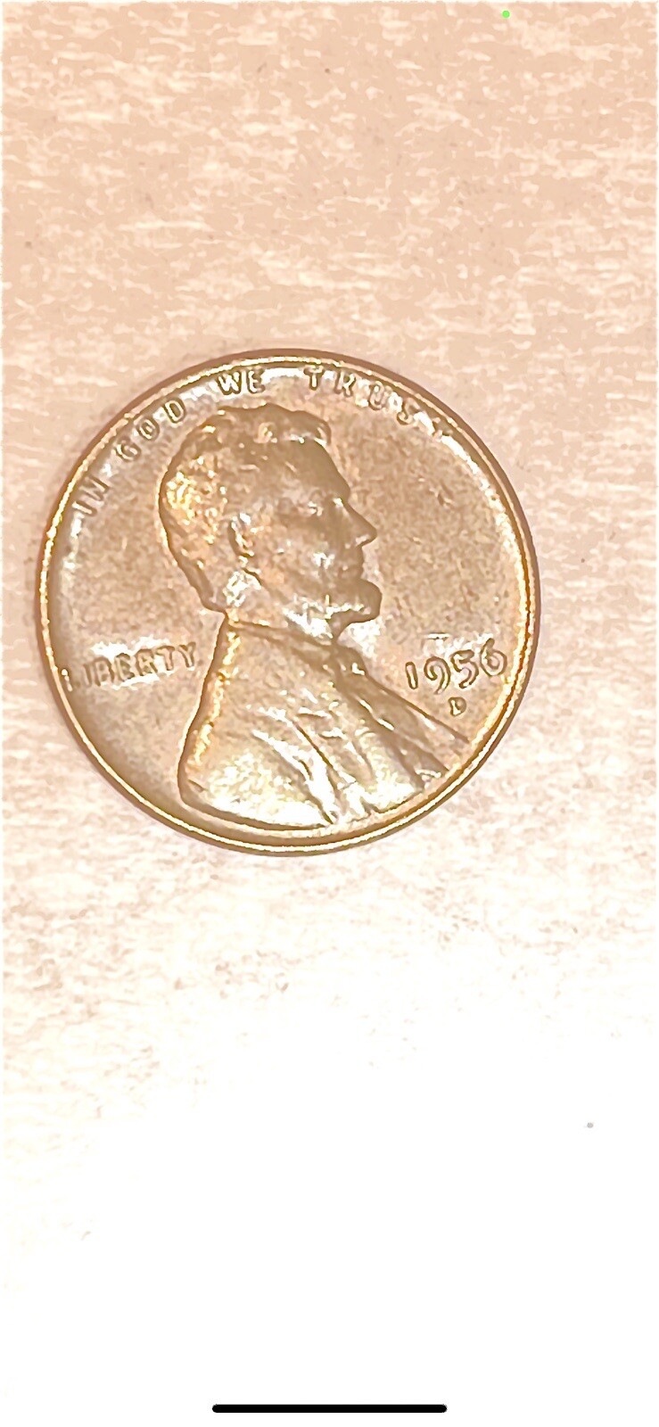 1956 D Lincoln Wheat Penny With Errors