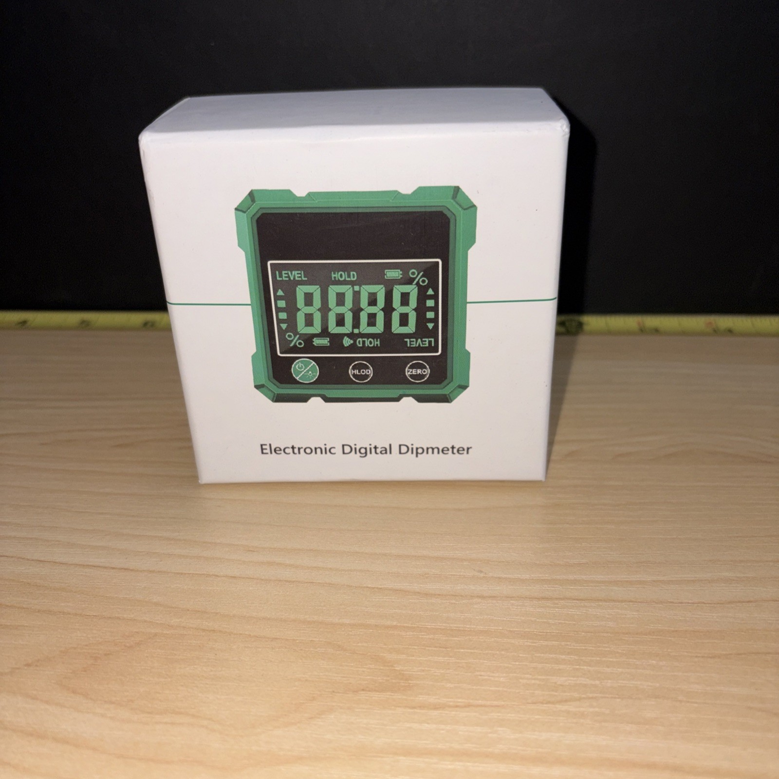 Digital Laser Protractor / Inclinometer – Black – New– Angle Gauge
