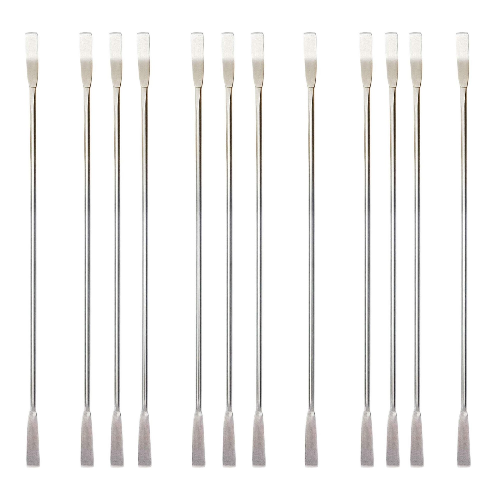 Spatula and Spoon Tool, Semi-Micro, 19.8cm Long, Pack of 12