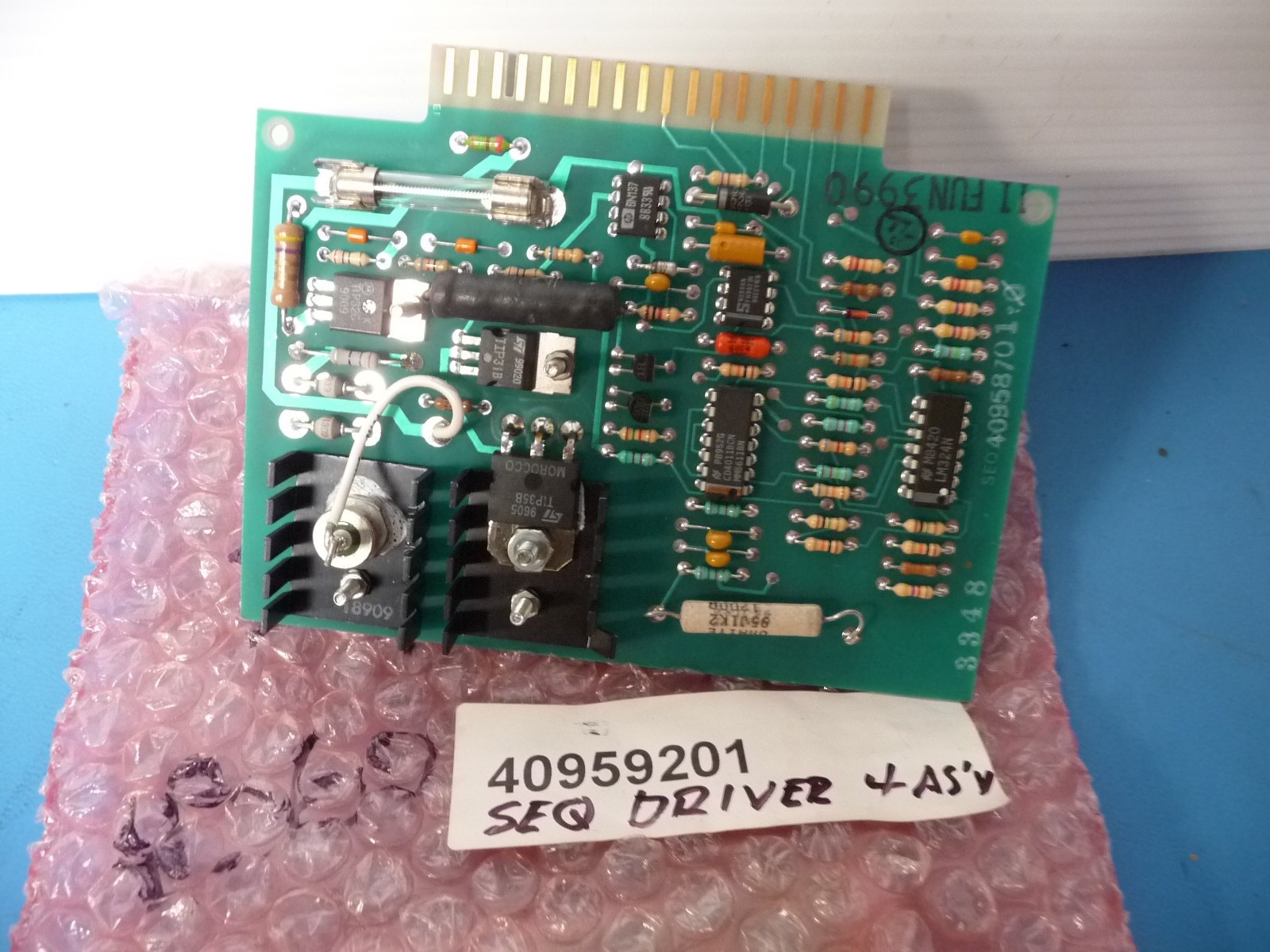UIC, UNIVERSAL INSTRUMENTS, 40958701 PCB Seq Dv 4 Assy , REV 0