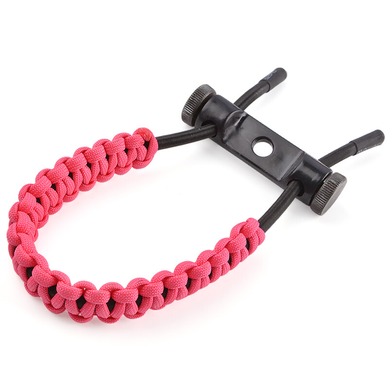 1pc Archery Wrist Sling Adjustable Strap Braided Ropes Compound Bow Hunting