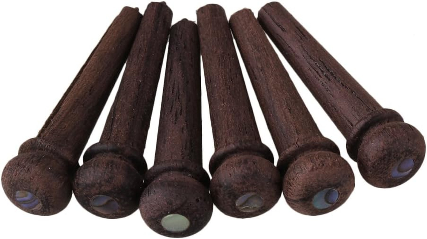 Acoustic Guitar Rosewood Bridge Pins W/PEARL Shell Dot Wooden Acoustic Gu