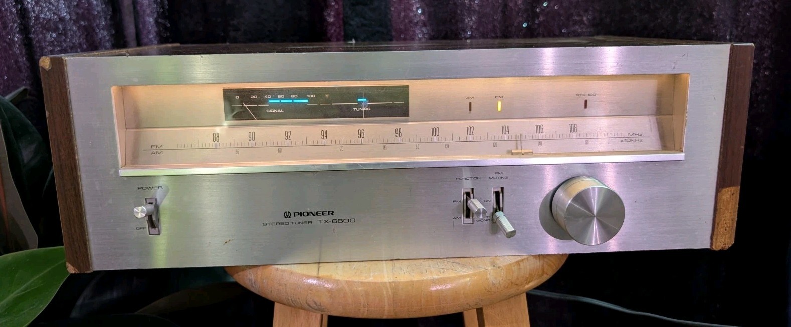 VINTAGE   PIONEER  TX-6800  AM FM STEREO TUNER