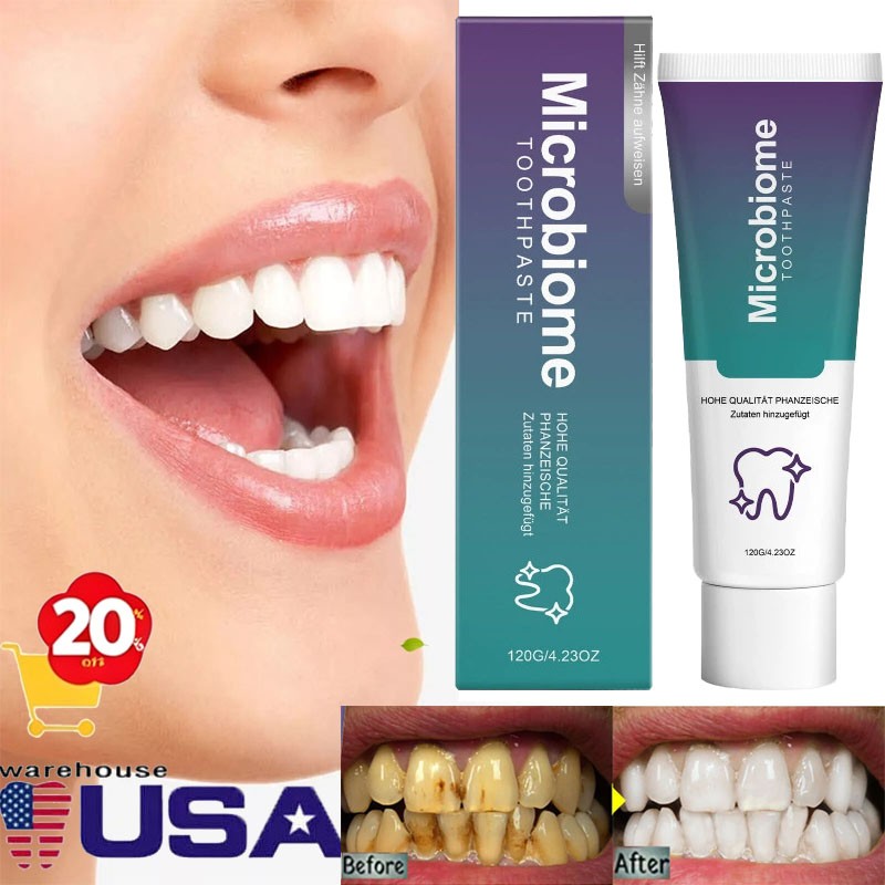 Microbiome Mint Flavor Gum Toothpaste Cleaning Toothpaste Sensitive Teeth 120g