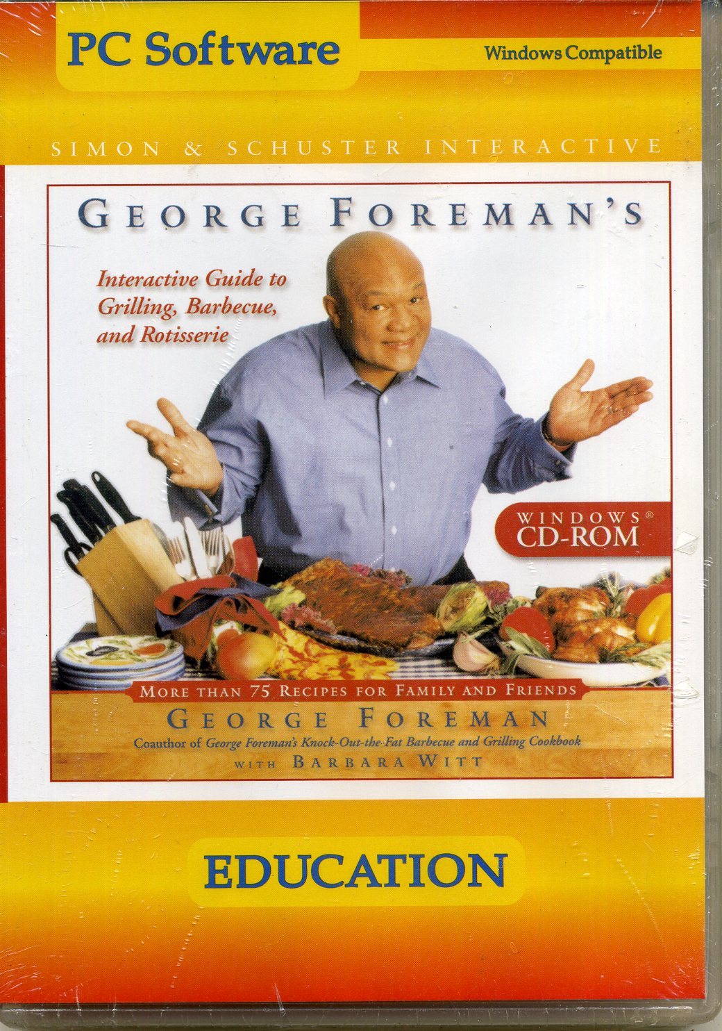 NEW George Foreman's Interactive Guide to Grilling by Simon and Schuster