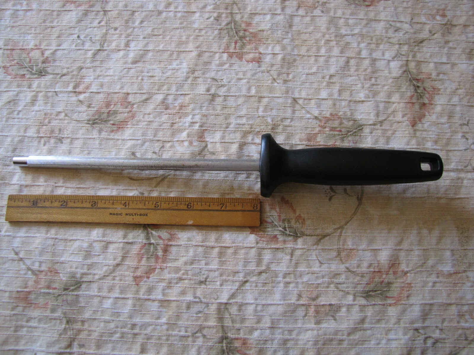 Kitchen Knife Sharpener FARBERWARE 13" - w 8" Sharpening Steel Rod - Pre Owned