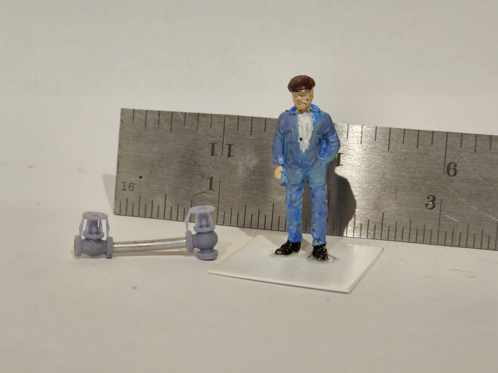 59 pieces Assorted Set O Scale Pipe and Valves Asst 1:48 Dioramas