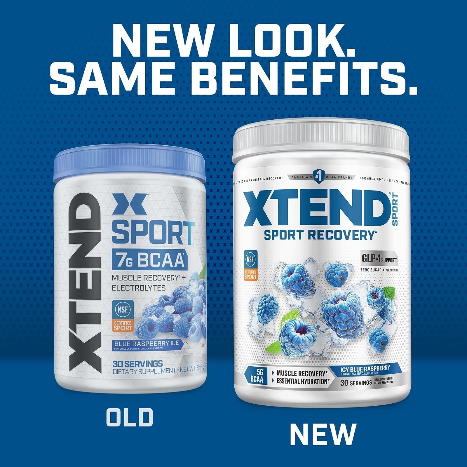 Xtend BCAA Powder Blue Raspberry Ice - Electrolyte & Amino Acids