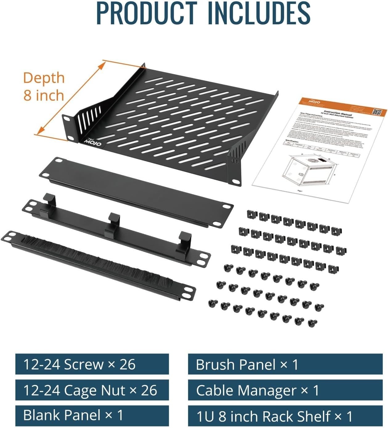 Space-Saving 6U 10 Inch Network Rack - Ideal for Home and Professional Use