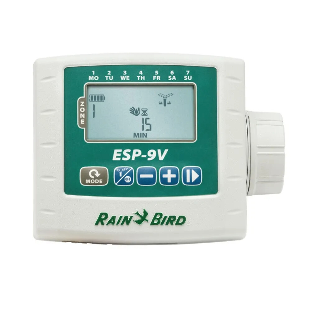 Rain Bird ESP9V2 Outdoor 9-Volt Battery Operated Timer Controller ESP9V 2 Zone