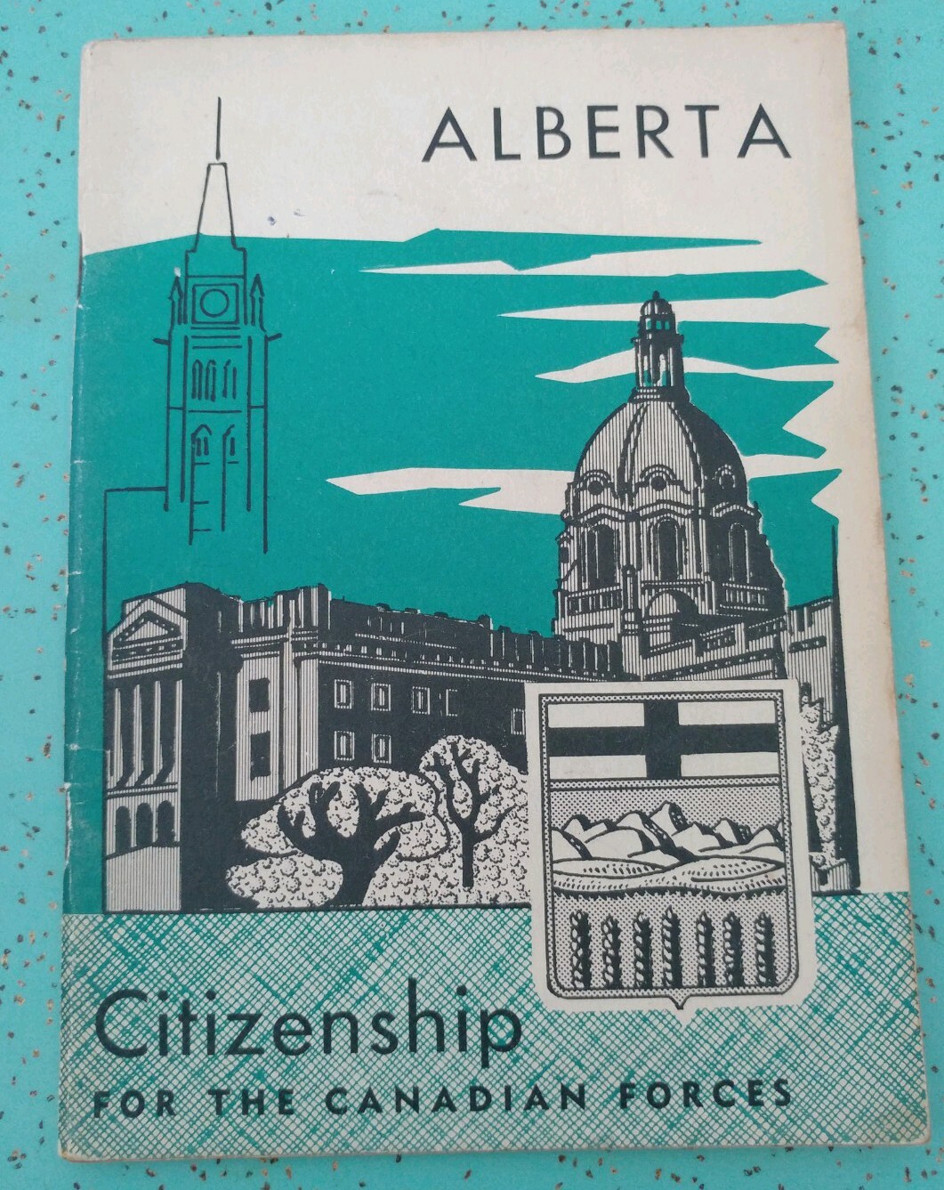 Vintage Citizenship for the Canadian Forces Alberta Booklet
