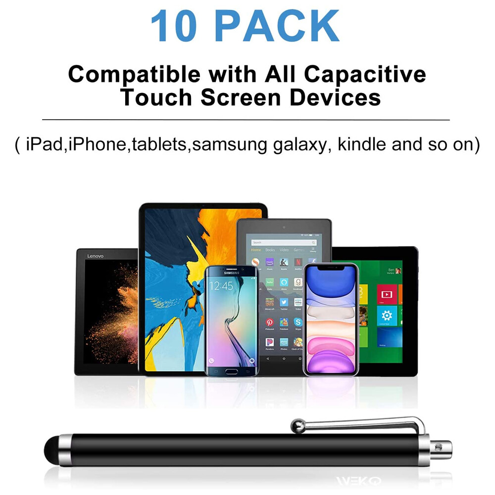10* Capacitive Touch Screen Stylus Pen Universal For iPhone iPad Samsung Tablet