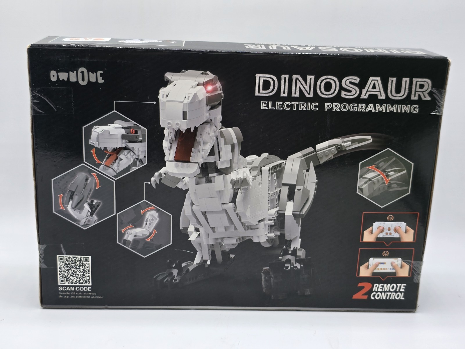 Ownone Dinosaur Stem Building Kit Electric Programming Remote Control 960pcs
