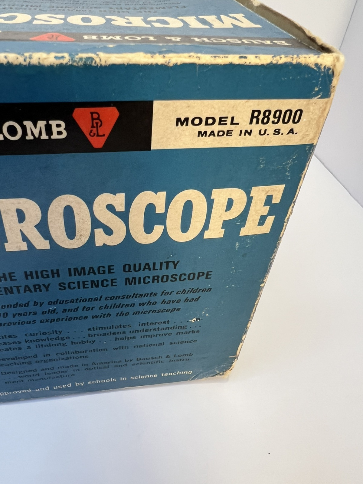 Vintage Bausch & Lomb R8900 Microscope High Image Quality Science Microphone