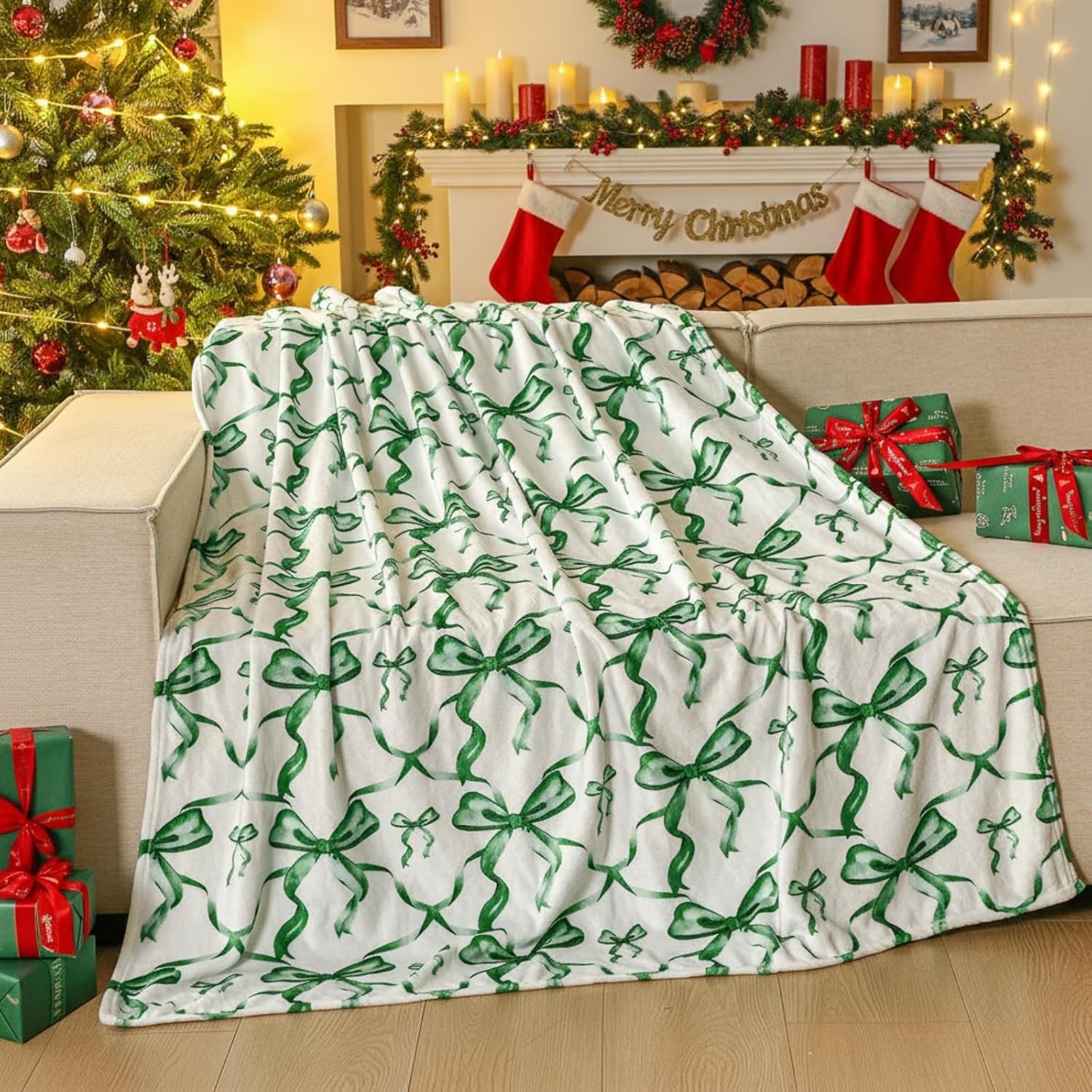 Lucky Irish Festival Green Blanket US Sherpa Soft Cozy Warm