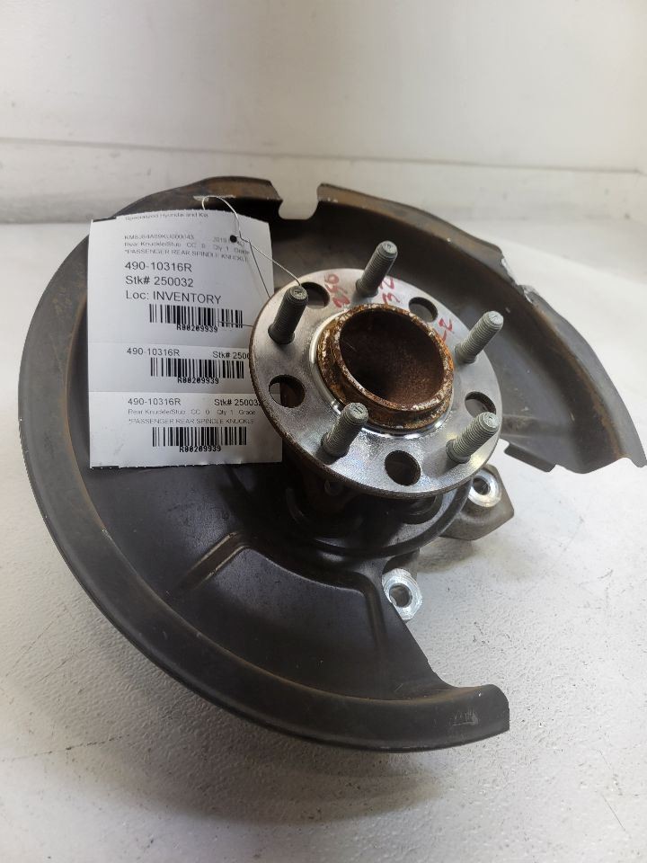 2019-2023 Hyundai Nexo Rear Passenger Right Spindle Knuckle *Dented Shield*