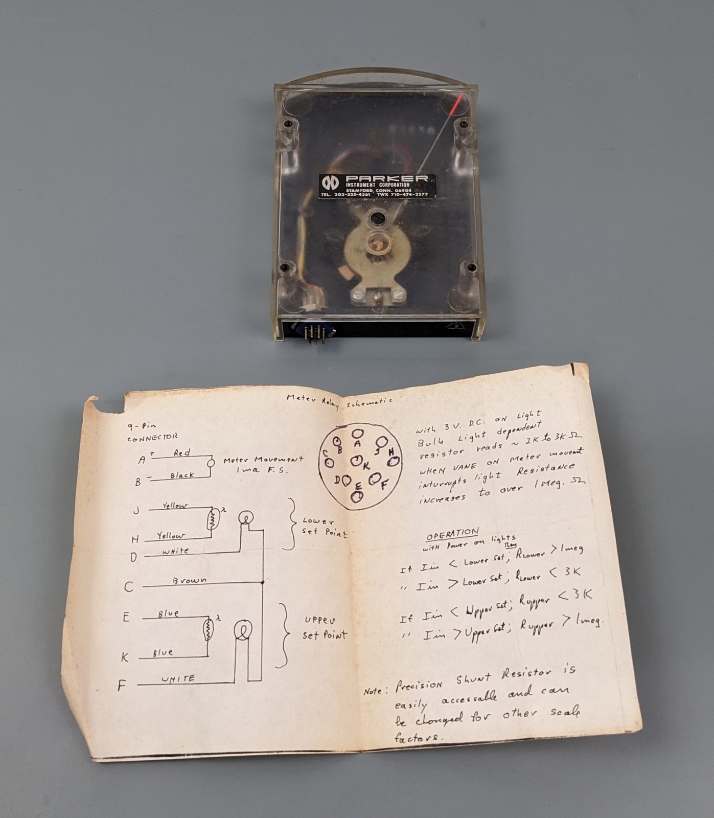 Parker Vane Meter