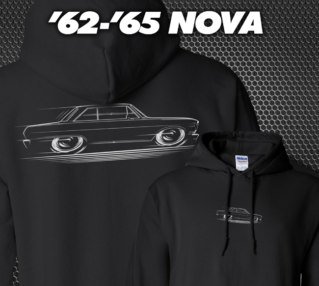 Nova Hoodie 1962 to 1965 Chevrolet Chevy II SS 1963 1964 62 63 64 65