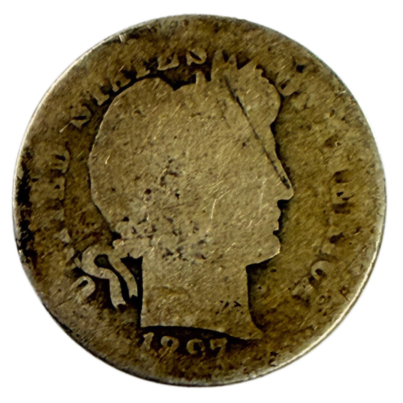 1897-O Barber Dime (AG)