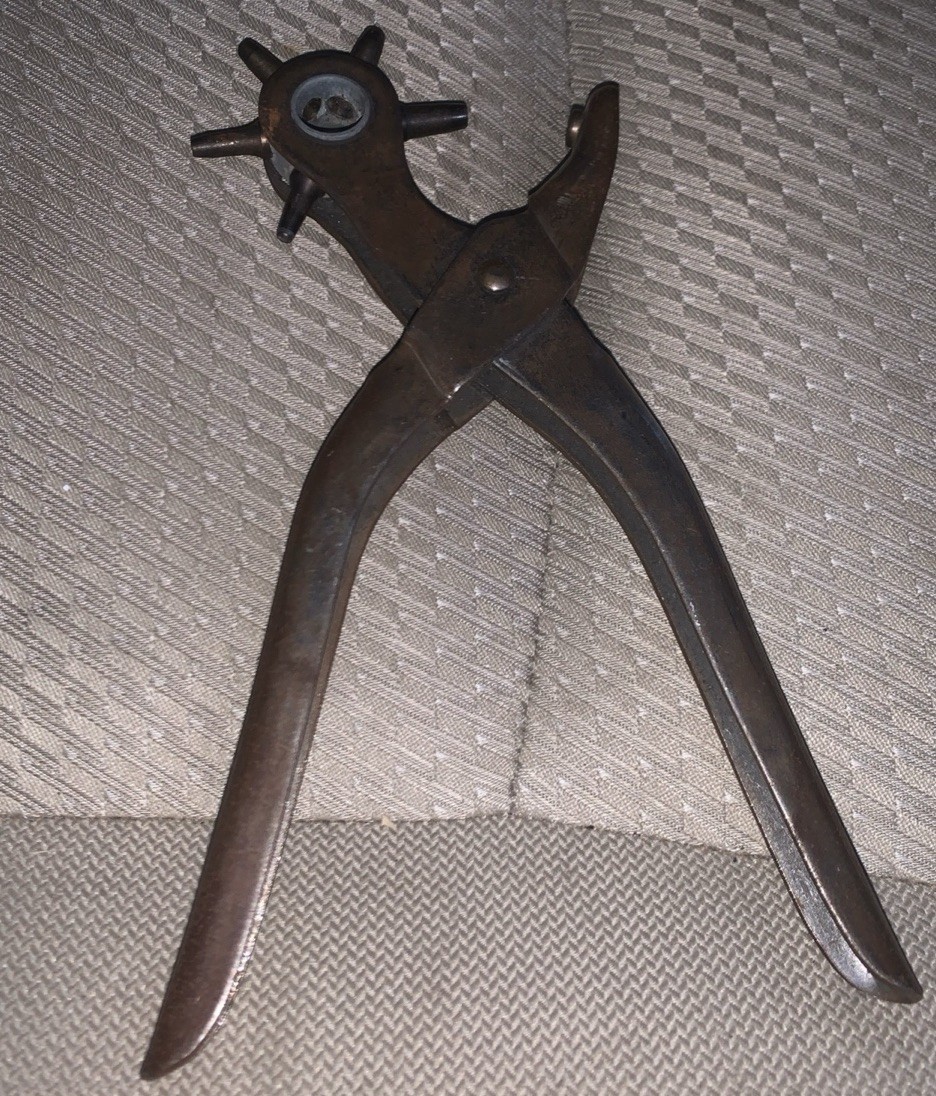 Vintage Hole Punch Tool for Leather
