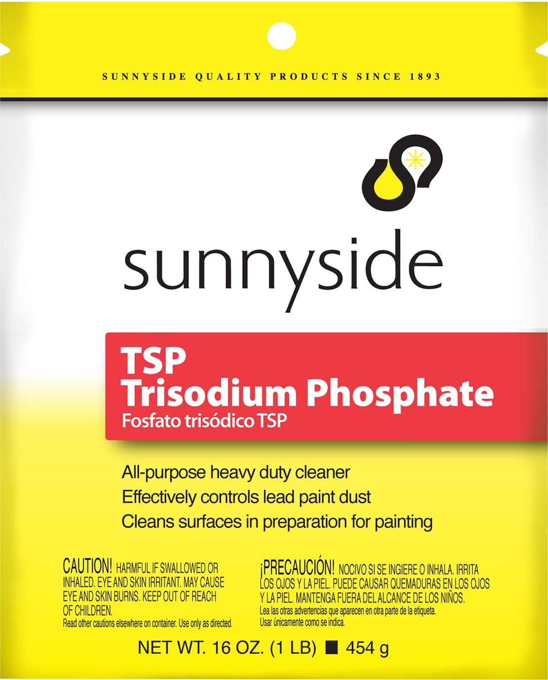 Sunnyside Trisodium Phosphate TSP 16 Ounce Heavy Duty Cleaner for Painting